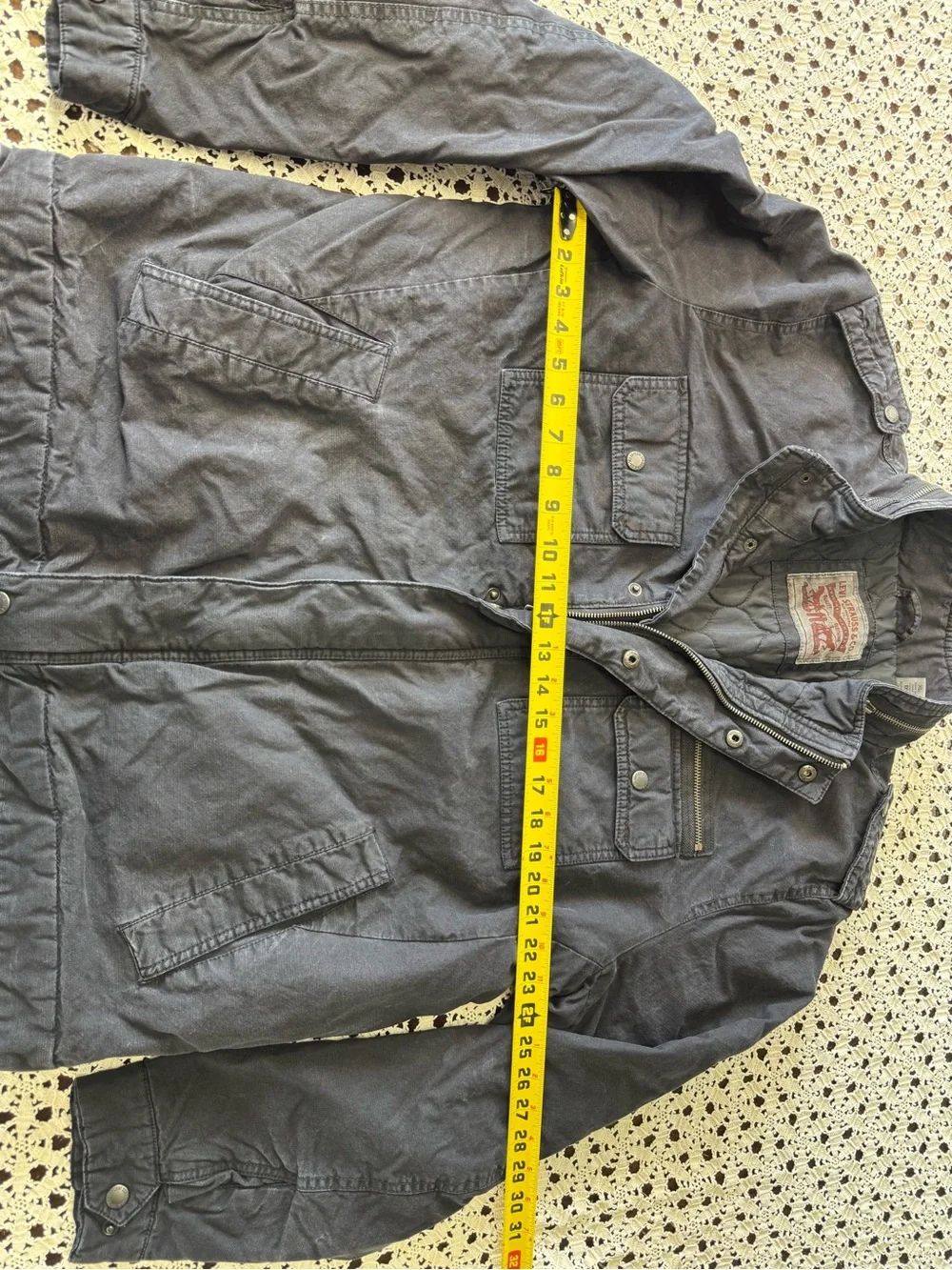 Levi's Dark Gray Military Field Jacket